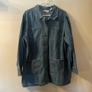 VTG Mainstreet Blues denim button down size 18W